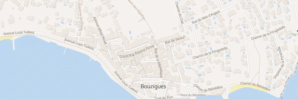 Plan du 36 Gr Grand Rue Etienne Portes à Bouzigues
