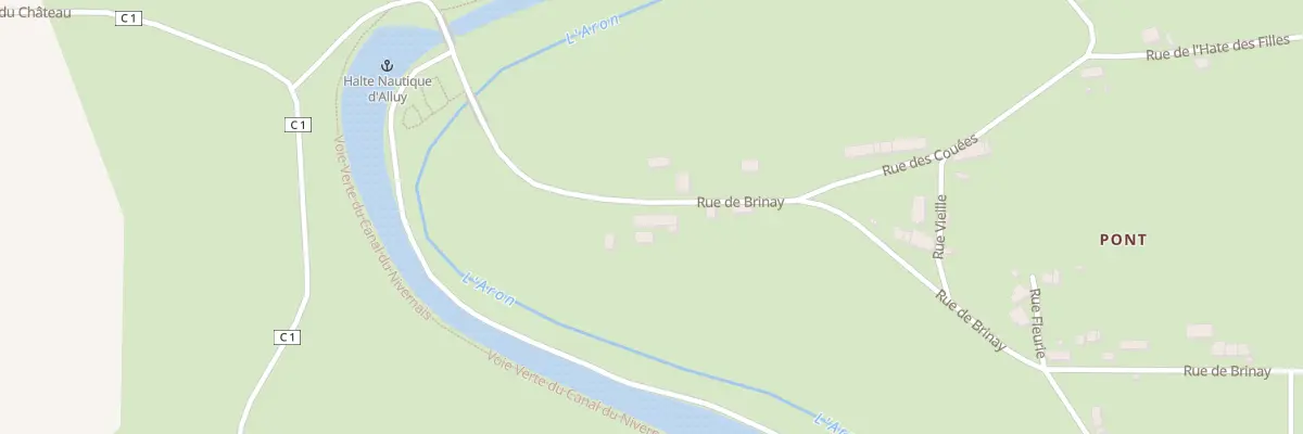 Plan du 204 Rue de Brinay à Alluy