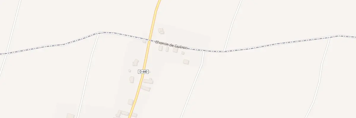 Plan du 6 Che de Guéron à Avon-la-Pèze