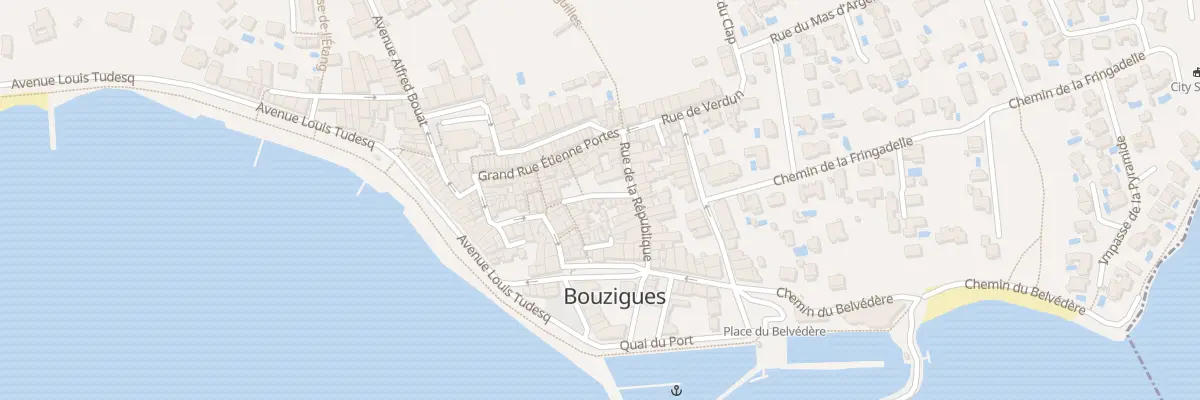 Plan du 8 Pl Georges Clémenceau à Bouzigues