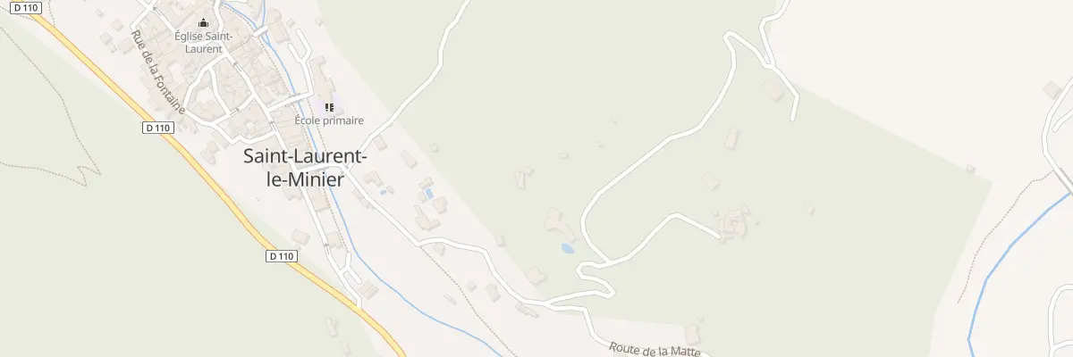 Plan du 5352 Mont Saint Jean et Le Poug à Saint-Laurent-le-Minier