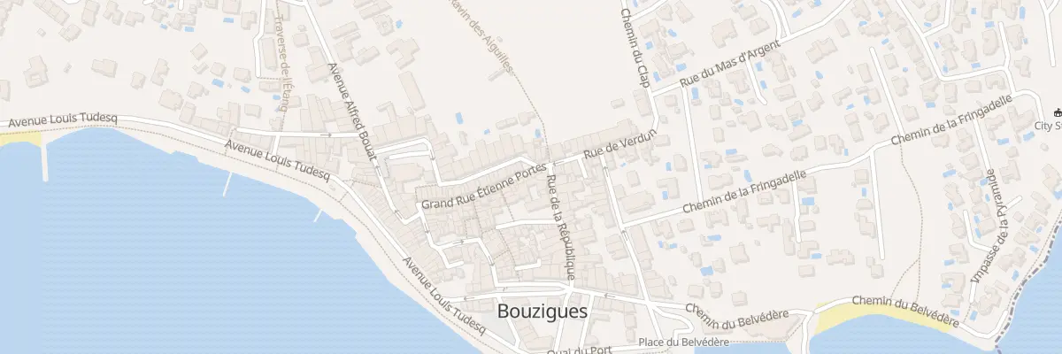 Plan du 38 Gr Grand Rue Etienne Portes à Bouzigues