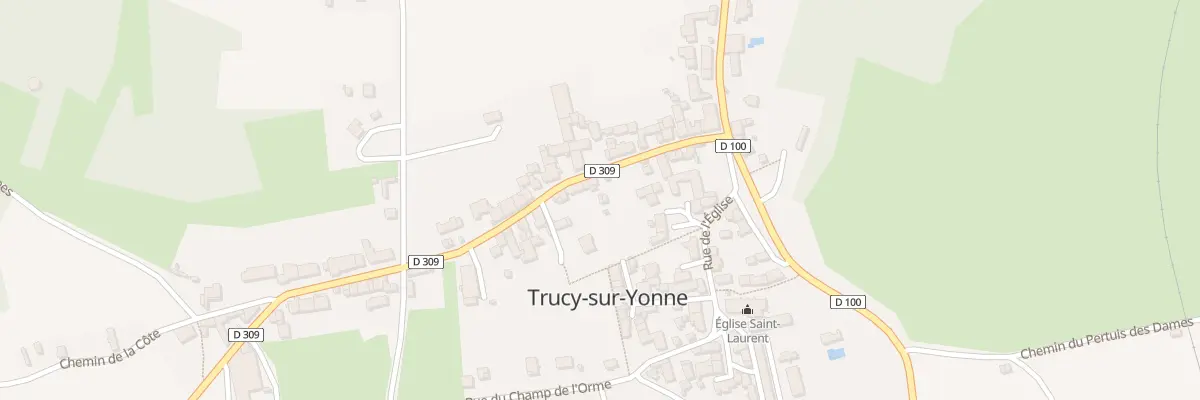 Plan du 11 Rte de Fontenay à Trucy-sur-Yonne