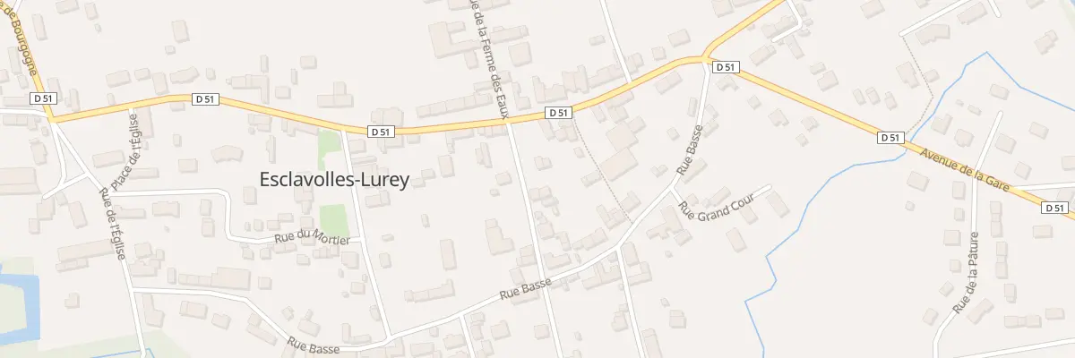 Plan du 23 Rue de la Ferme des Eaux à Esclavolles-Lurey
