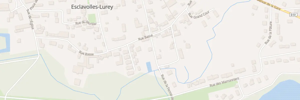 Plan du 6 Rue de la Ferme des Eaux à Esclavolles-Lurey