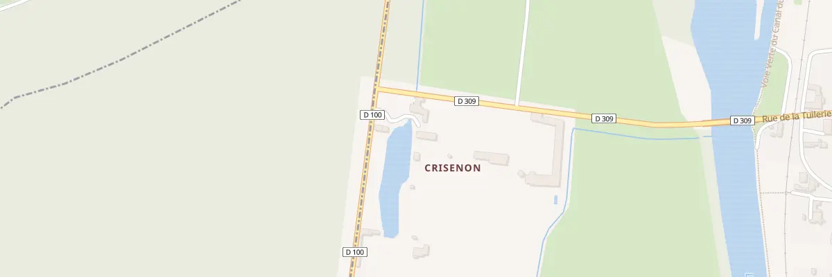 Plan du 117 Crisenon à Prégilbert