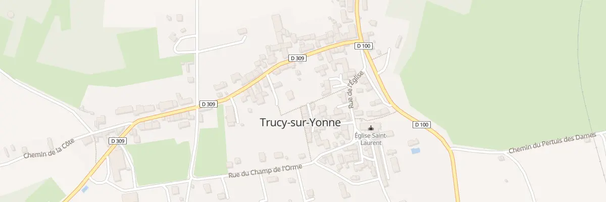 Plan du 14 Rue de l’Eglise à Trucy-sur-Yonne