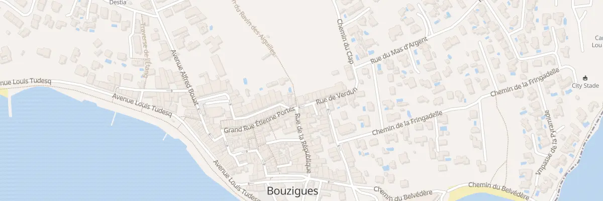 Plan du 4 Rue de Verdun à Bouzigues