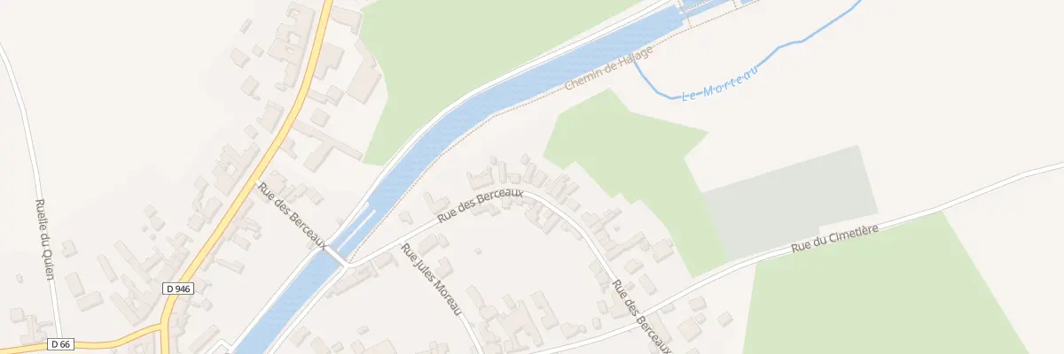 Plan du 281 Rue des Berceaux à Étreux