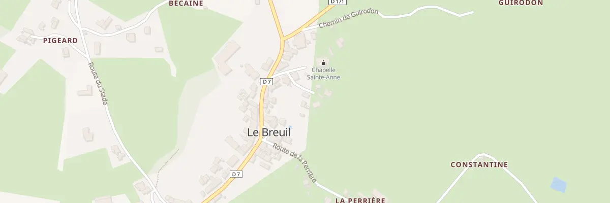Plan du 2 Imp de la Vieille Cure au Breuil
