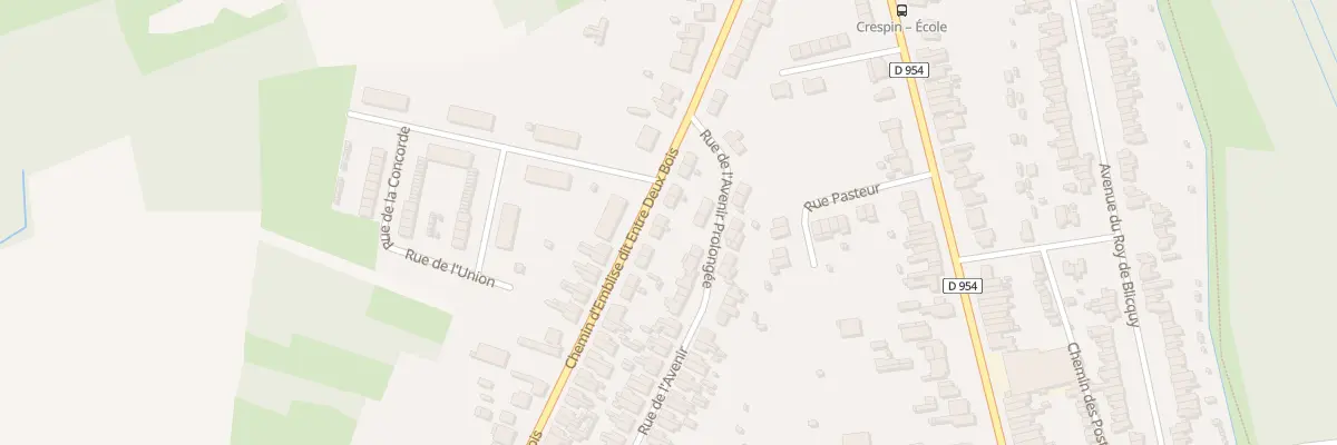 Plan du 39 Rue Entre Deux Bois à Crespin