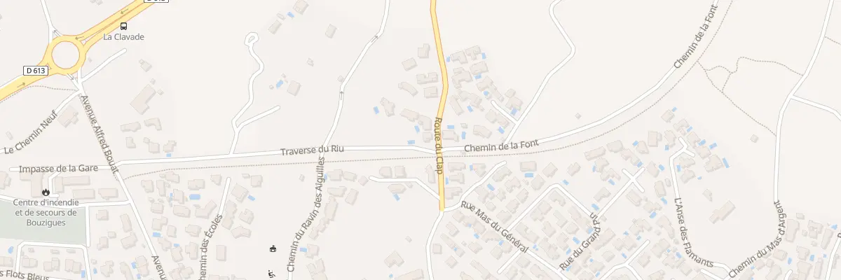 Plan du 400 Che du Clap à Bouzigues
