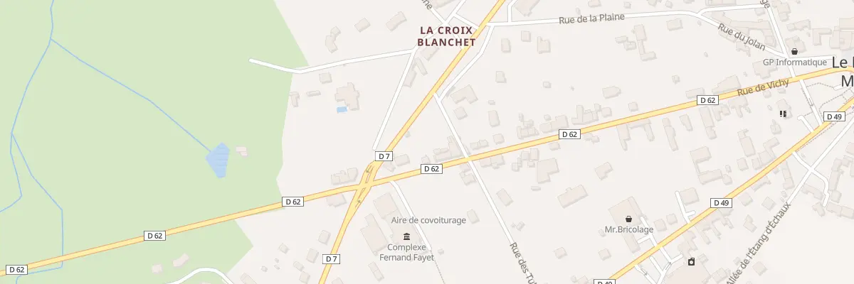 Plan du 44 Rue de Vichy au Mayet-de-Montagne