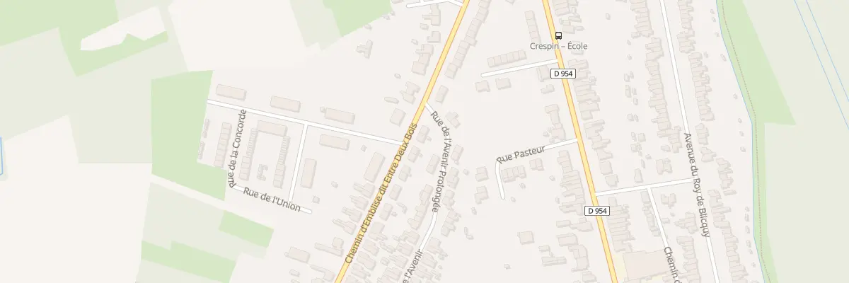 Plan du 33 Rue Entre Deux Bois à Crespin