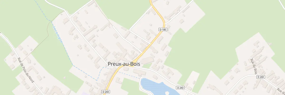 Plan du 15 Rue d’Hecq à Preux-au-Bois