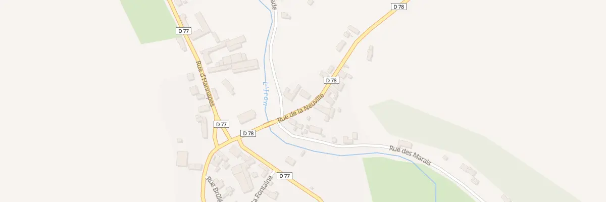 Plan du 2 Rue de la Neuville à Iron