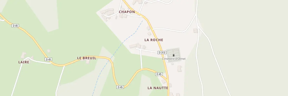 Plan du 5218 La Roche à Olmet