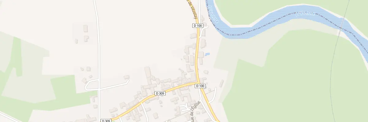 Plan du 8X Rte de Vézelay à Trucy-sur-Yonne