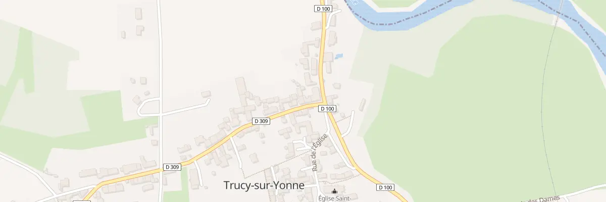 Plan du 6 Rte de Fontenay à Trucy-sur-Yonne