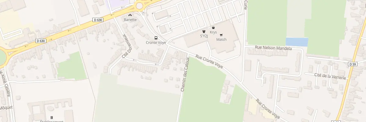 Plan du 102 Rue Cronte-voye à Quiévrechain