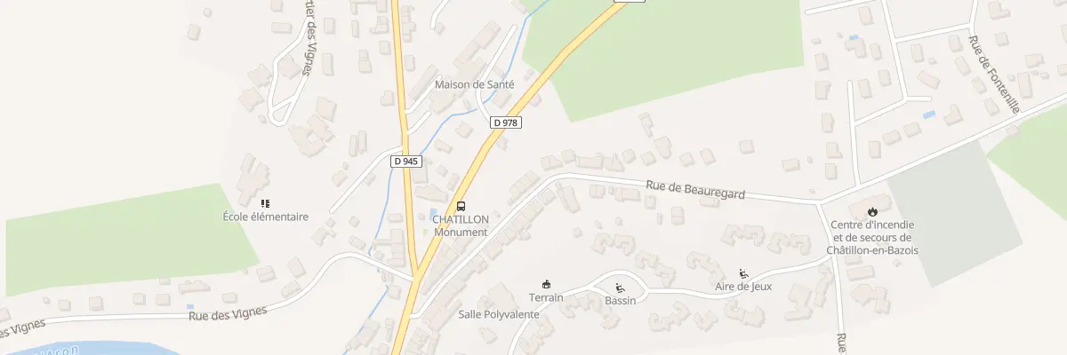 Plan du 26 Rue de Beauregard à Châtillon-en-Bazois