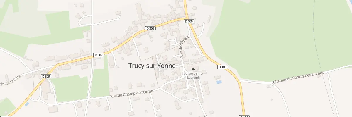 Plan du 20 Rue de l’Eglise à Trucy-sur-Yonne