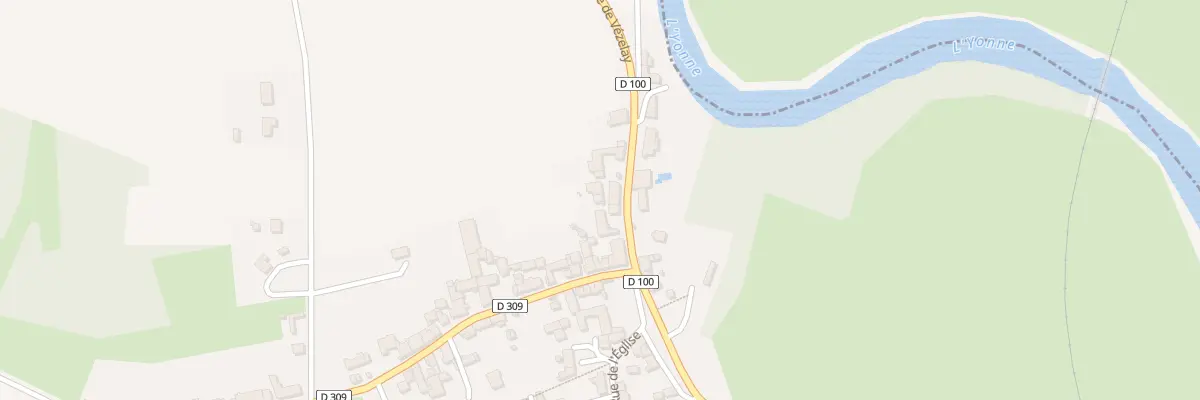 Plan du 8Y Rte de Vézelay à Trucy-sur-Yonne