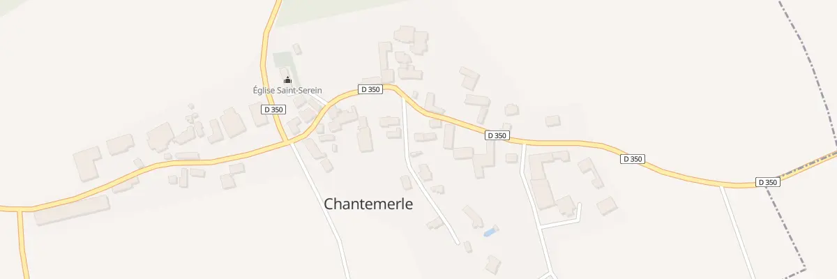 Plan du 2 Rue des Merles à Chantemerle