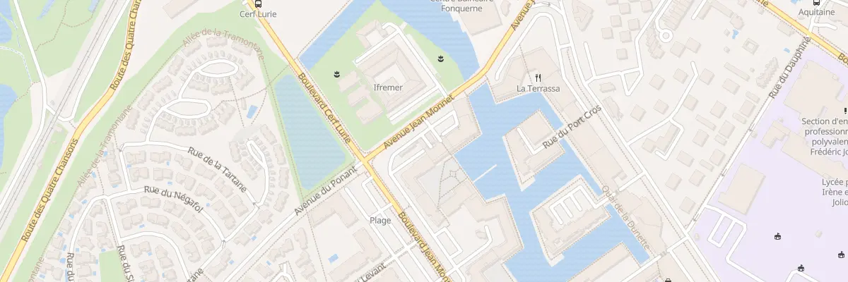 Plan du 10 All de la Goélette à Sète