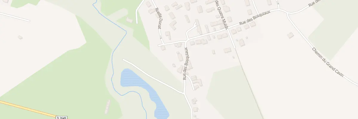 Plan du 26 Rue de Bosquiaux à Wargnies-le-Grand