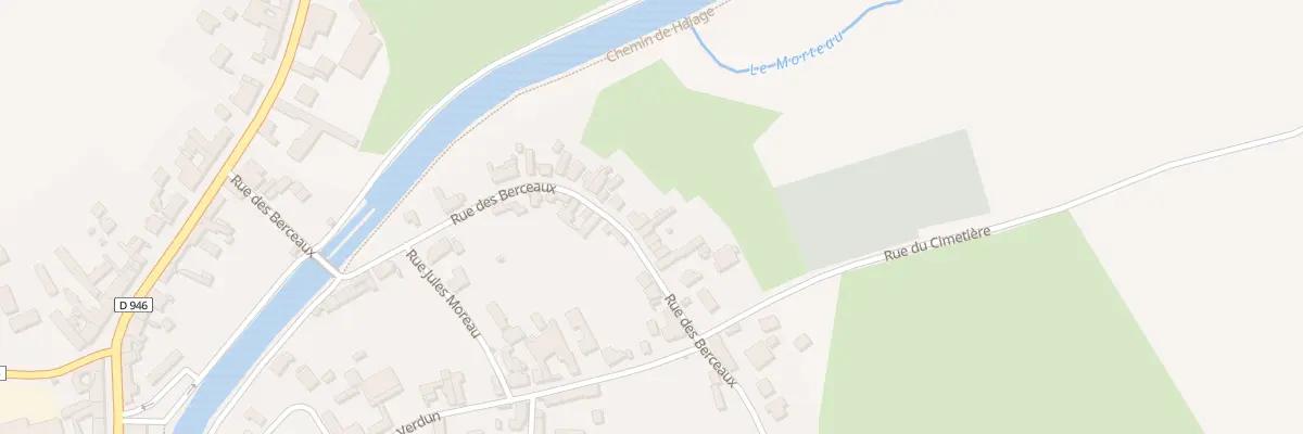 Plan du 339 Rue des Berceaux à Étreux