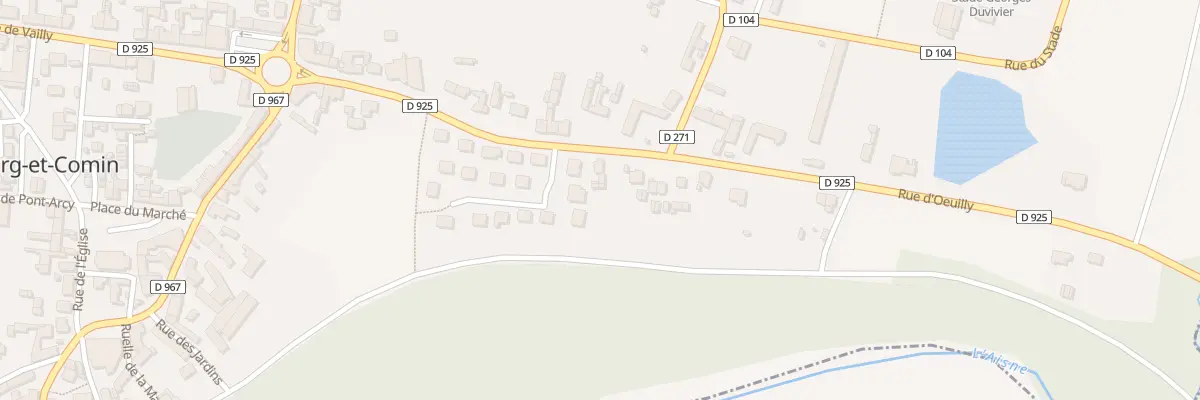 Plan du 17 Rue d’Oeuilly à Bourg-et-Comin