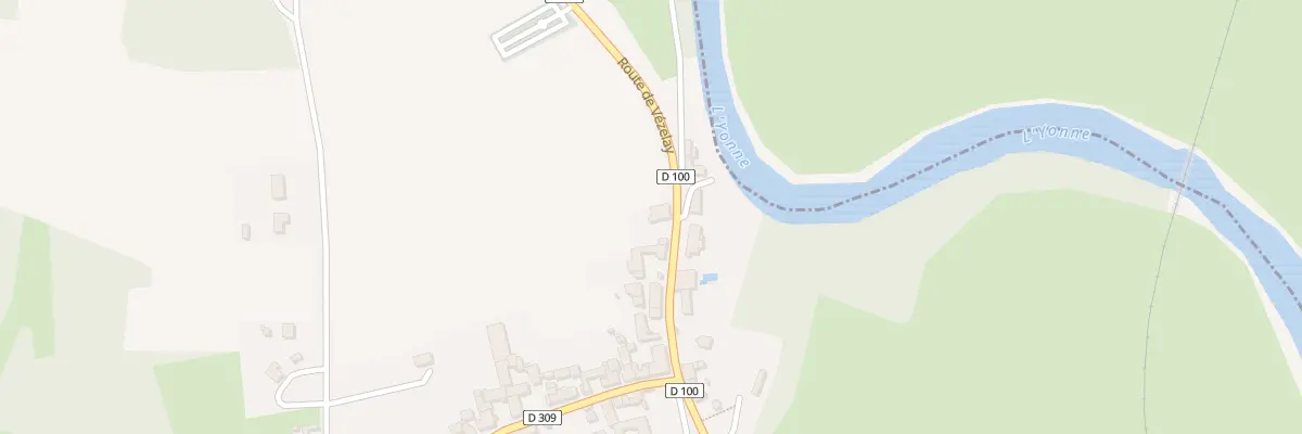 Plan du 2 Rte de Vézelay à Trucy-sur-Yonne