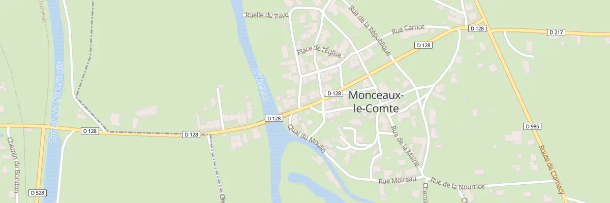 Plan du 12 Rue Edouard Grosjean à Monceaux-le-Comte
