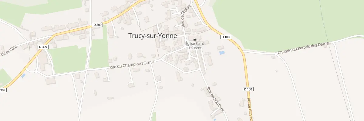 Plan du 8 Rue de la Liberté à Trucy-sur-Yonne