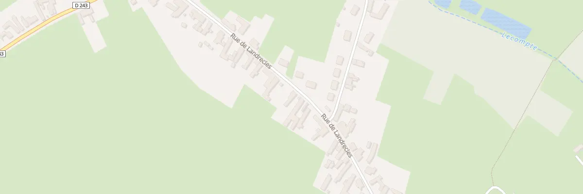 Plan du 34 Rue de Landrecies à Preux-au-Bois