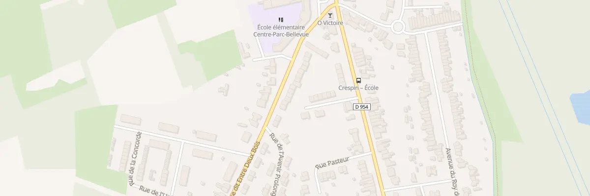 Plan du 21 Rue Entre Deux Bois à Crespin