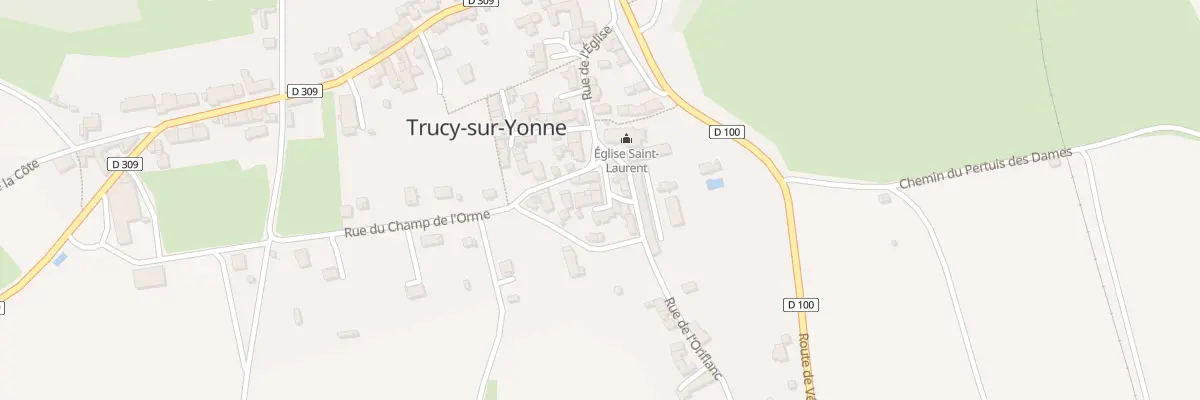 Plan du 6 Rue de la Liberté à Trucy-sur-Yonne