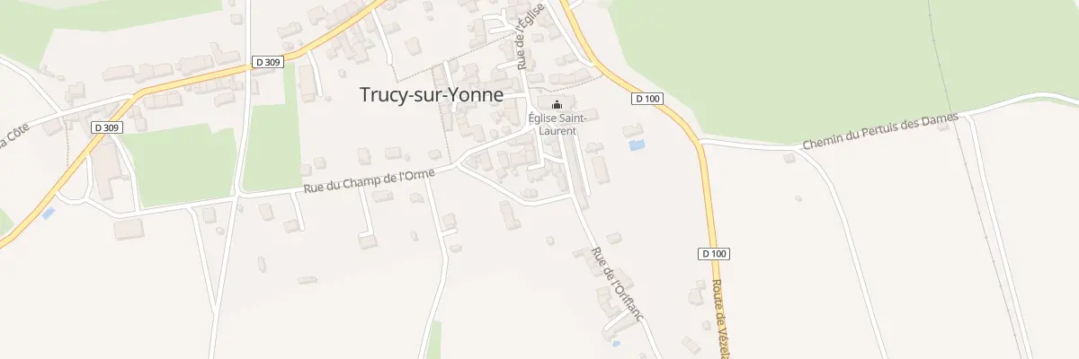 Plan du 7 Rue de la Liberté à Trucy-sur-Yonne