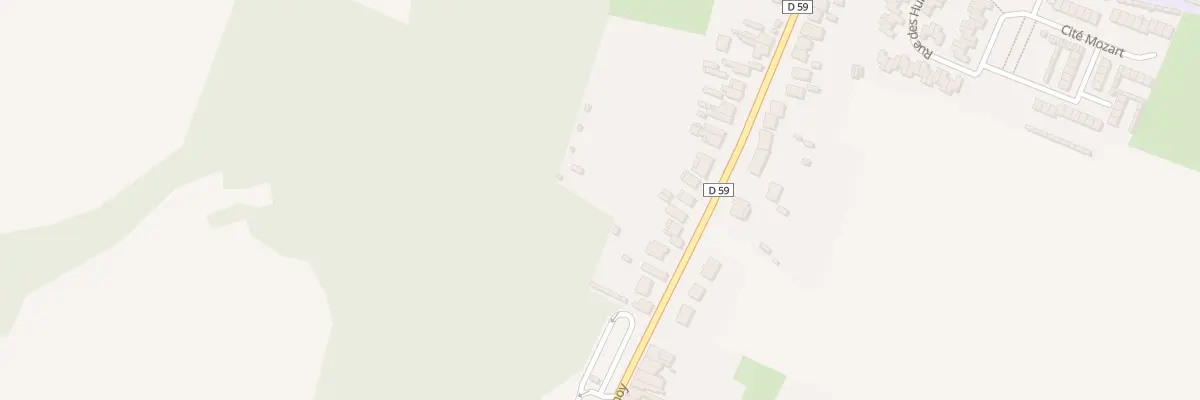 Plan du 295 Rue du Quesnoy à Quiévrechain
