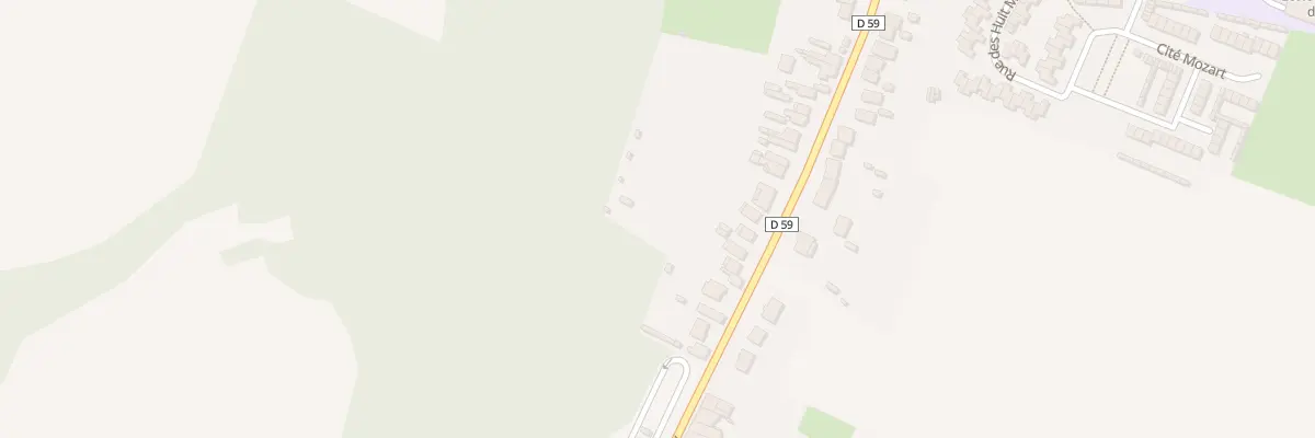 Plan du 293 Rue du Quesnoy à Quiévrechain