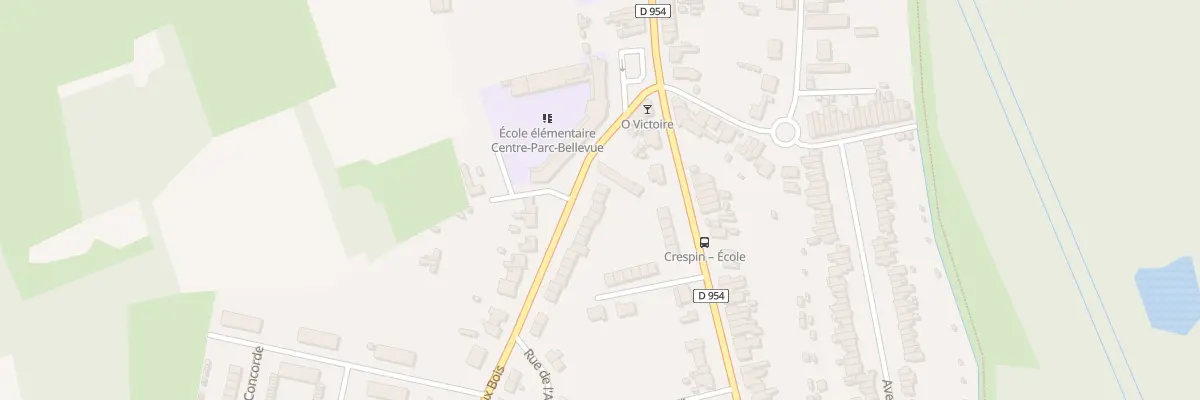 Plan du 3 Rue Entre Deux Bois à Crespin