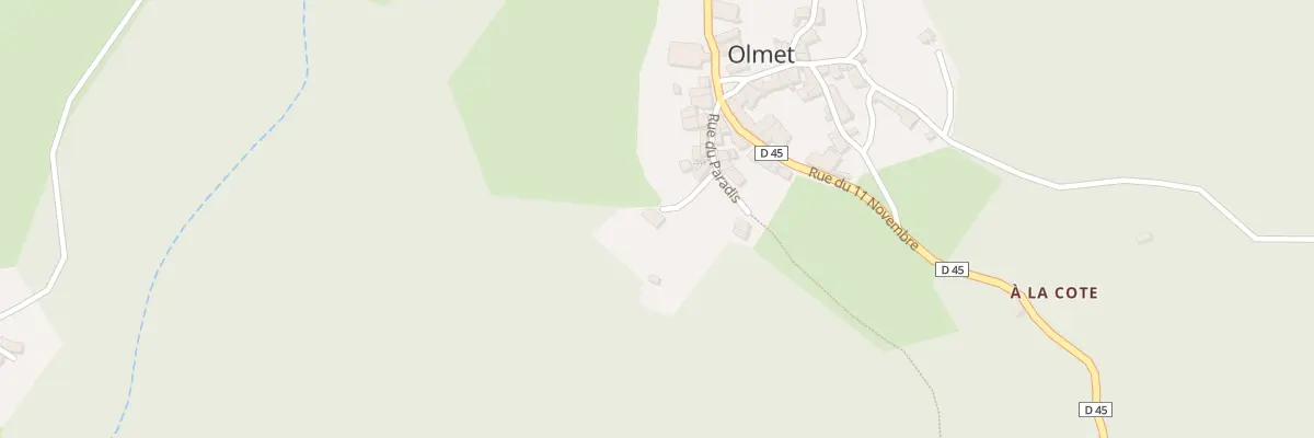 Plan du 5183 Le Bourg à Olmet