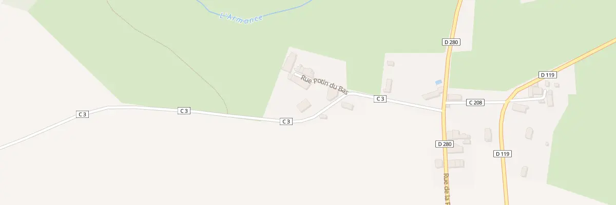 Plan du 4 Rte de Champagne à Teigny