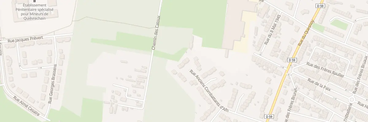Plan du 65 Rue Anciens Combattants d’Afn à Quiévrechain