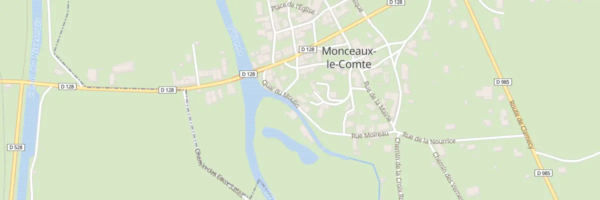 Plan du 4 Che de la Rivière à Monceaux-le-Comte