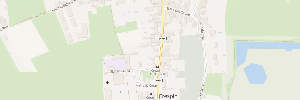 Plan du 299 Rue des Déportés à Crespin