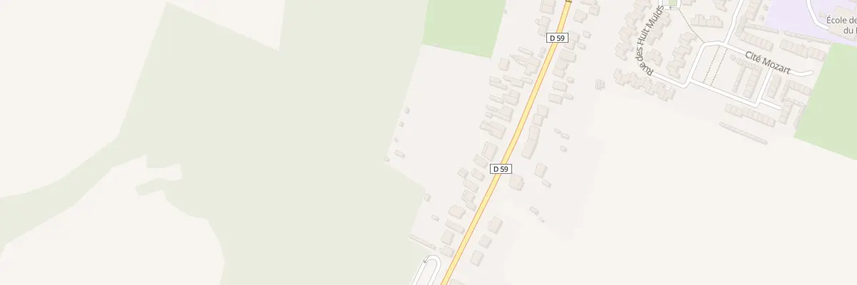 Plan du 289 Rue du Quesnoy à Quiévrechain