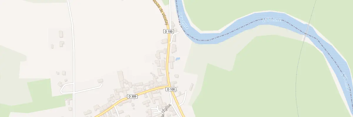 Plan du 7 Rte de Vézelay à Trucy-sur-Yonne