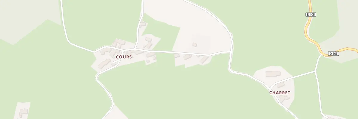 Plan du 5 Lieu Dit Cours à Saint-Sauveur-la-Sagne